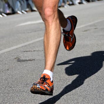 Nahaufnahme beim Joggen